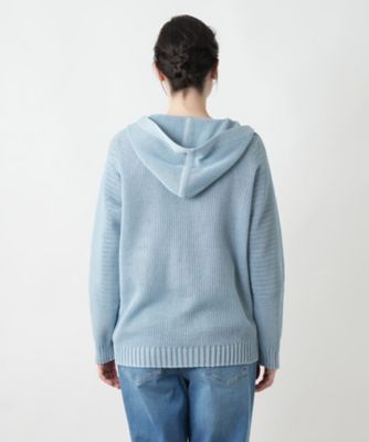 【店舗人気】フーデッドカーディガン【ＭＵＳＥ　ＢＹ　ＲＯＣＨＡＳ　Ｐｒｅｍｉｅｒｅ】