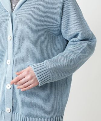【店舗人気】フーデッドカーディガン【ＭＵＳＥ　ＢＹ　ＲＯＣＨＡＳ　Ｐｒｅｍｉｅｒｅ】