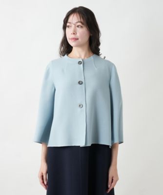 ノーカラージャケット | Leilian plus house (Women/大きい