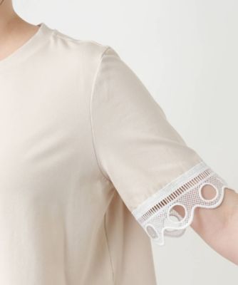 【店舗人気】カットワークレースＴシャツ【ＢＬＵＢＩＡＮＣＯ】