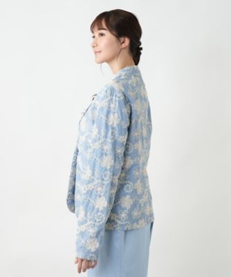 カットワーク刺繍ジャケット－ＢＬＵＢＩＡＮＣＯ