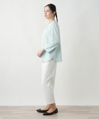 【店舗人気】タックカットソー【Ｌｅｉｌｉａｎ　ＷＨＩＴＥ　ＬＡＢＥＬ】
