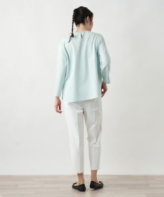 【店舗人気】タックカットソー【Ｌｅｉｌｉａｎ　ＷＨＩＴＥ　ＬＡＢＥＬ】