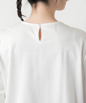 【店舗人気】タックカットソー【Ｌｅｉｌｉａｎ　ＷＨＩＴＥ　ＬＡＢＥＬ】