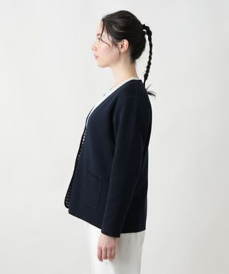【店舗人気】Ｖネックカーディガン【Ｌｅｉｌｉａｎ　ＷＨＩＴＥ　ＬＡＢＥＬ】