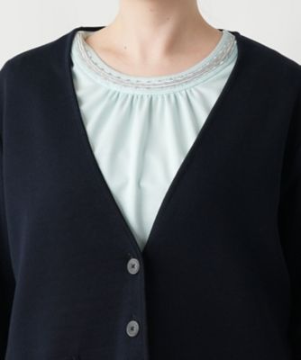 【店舗人気】Ｖネックカーディガン【Ｌｅｉｌｉａｎ　ＷＨＩＴＥ　ＬＡＢＥＬ】