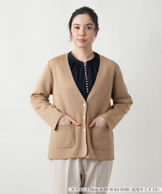 【店舗人気】Ｖネックカーディガン【Ｌｅｉｌｉａｎ　ＷＨＩＴＥ　ＬＡＢＥＬ】