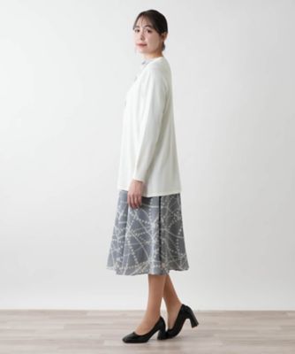 Ｖネックニットカーディガン【Ｌｅｉｌｉａｎ　ＷＨＩＴＥ　ＬＡＢＥＬ】
