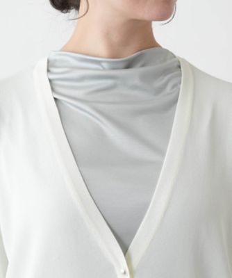 Ｖネックニットカーディガン【Ｌｅｉｌｉａｎ　ＷＨＩＴＥ　ＬＡＢＥＬ】
