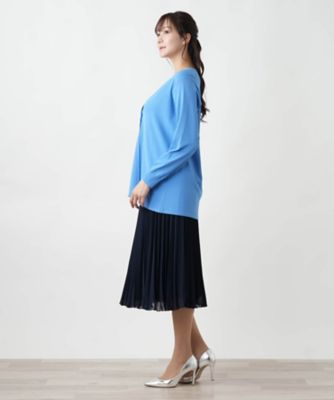 Ｖネックニットカーディガン【Ｌｅｉｌｉａｎ　ＷＨＩＴＥ　ＬＡＢＥＬ】