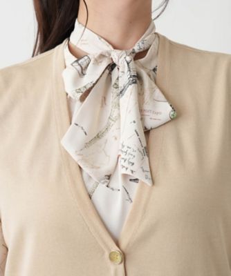 Ｖネックニットベスト【Ｌｅｉｌｉａｎ　ＷＨＩＴＥ　ＬＡＢＥＬ】
