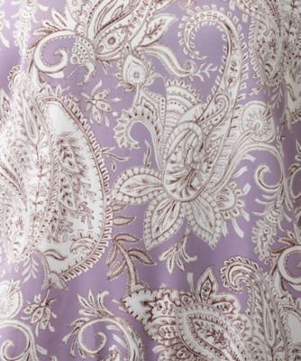 ペイズリー柄切替クルーネックニット【ＲＯＣＨＡＳ　Ｐｒｅｍｉｅｒｅ】
