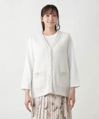 ラメニットジレ【プラス企画】