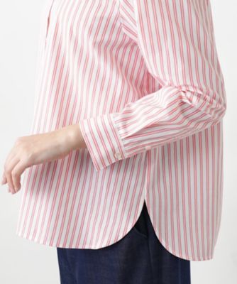 ストライプシャツ【プラス企画】 | Leilian plus house (Women/大きい