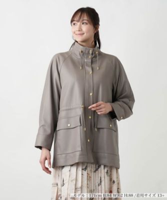 ＜Leilian plus house (Women/大きいサイズ)＞スタンドカラーコート【ＲＯＣＨＡＳ　Ｐｒｅｍｉｅｒｅ】