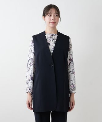 【店舗人気】ロングベスト【プラス企画】