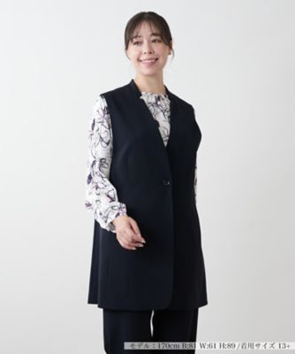 ＜Leilian plus house (Women/大きいサイズ)＞ロングベスト