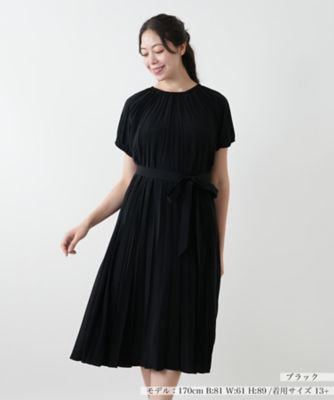 【店舗人気】プリーツワンピース【プラス企画】