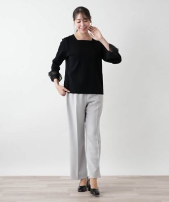 店舗人気】スクエアネックカットソー【BOURGE】 | Leilian
