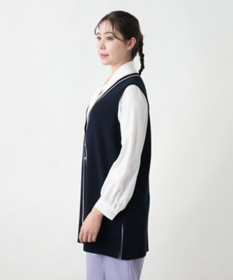 Ｖネックニットベスト【プラス企画】