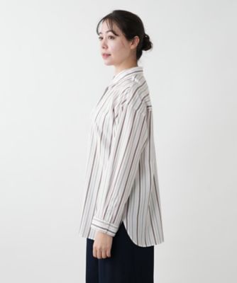 【店舗人気】ストライプシャツ【Ｌｅｉｌｉａｎ　ＷＨＩＴＥ　ＬＡＢＥＬ】【ＳＯＭＥＬＯＳ】