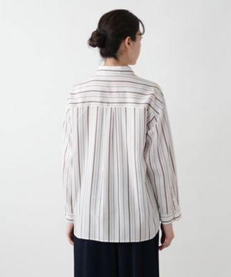 【店舗人気】ストライプシャツ【Ｌｅｉｌｉａｎ　ＷＨＩＴＥ　ＬＡＢＥＬ】【ＳＯＭＥＬＯＳ】