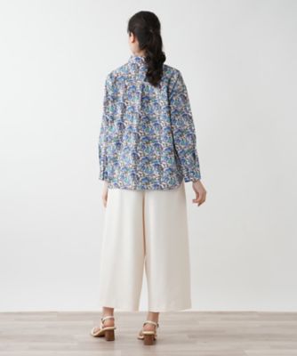 プリントブラウス【Ｌｅｉｌｉａｎ　ＷＨＩＴＥ　ＬＡＢＥＬ】