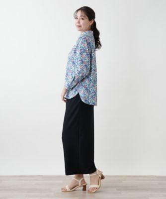 プリントブラウス【Ｌｅｉｌｉａｎ　ＷＨＩＴＥ　ＬＡＢＥＬ】