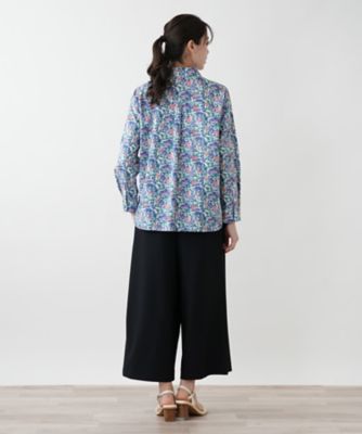 プリントブラウス【Ｌｅｉｌｉａｎ　ＷＨＩＴＥ　ＬＡＢＥＬ】