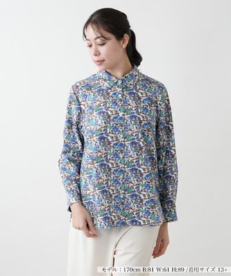 プリントブラウス【Ｌｅｉｌｉａｎ　ＷＨＩＴＥ　ＬＡＢＥＬ】