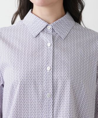 【店舗人気】プリントブラウス【Ｌｅｉｌｉａｎ　ＷＨＩＴＥ　ＬＡＢＥＬ】