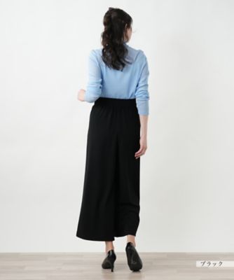店舗人気】ストレッチワイドパンツ【プラス企画】 | Leilian