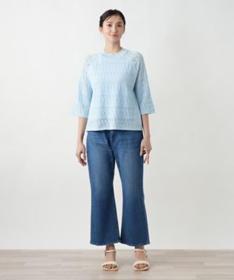 店舗人気】透かし編みニット | Leilian plus house (Women