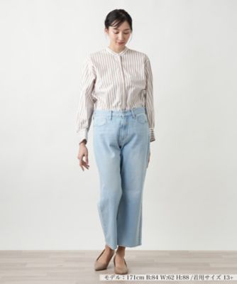 F468 美品 XL 13+ レリアンプラスハウス ラメ入り デニム
