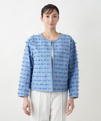 店舗人気】ノーカラージャケット | Leilian plus house (Women/大きい