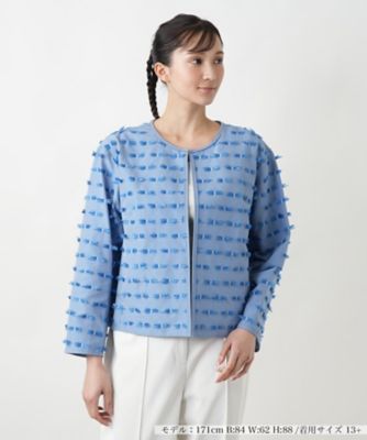 ＜Leilian plus house (Women/大きいサイズ)＞ノーカラージャケット