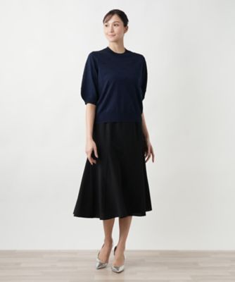 リボンモチーフニットトップス