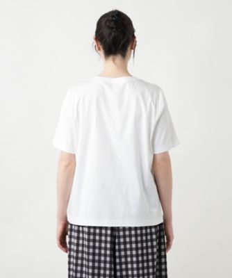 【店舗人気】刺繍クルーネックＴシャツ