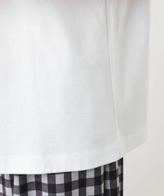 【店舗人気】刺繍クルーネックＴシャツ
