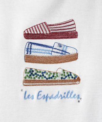 【店舗人気】刺繍クルーネックＴシャツ