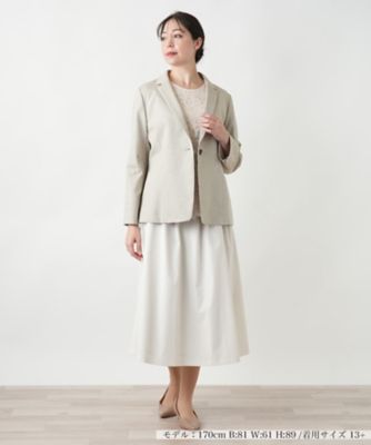 ストレッチテーラードジャケット【REGGIANI】 | Leilian