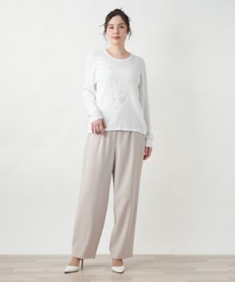 フラワーモチーフニット【ＣＯＲＳＩＮＩ　＆　ＰＲＯＴＩ】