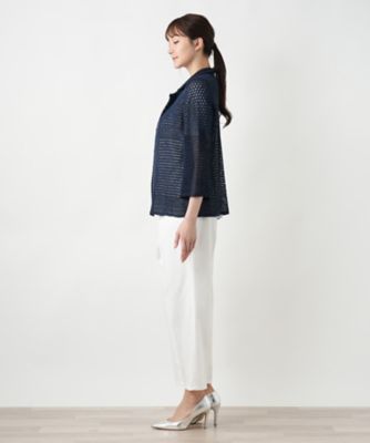 【店舗人気】ラメニットカーディガン【ＣＩＮＺＩＡ　ＣＡＬＤＩ】