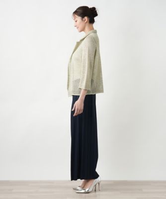 【店舗人気】ラメニットカーディガン【ＣＩＮＺＩＡ　ＣＡＬＤＩ】
