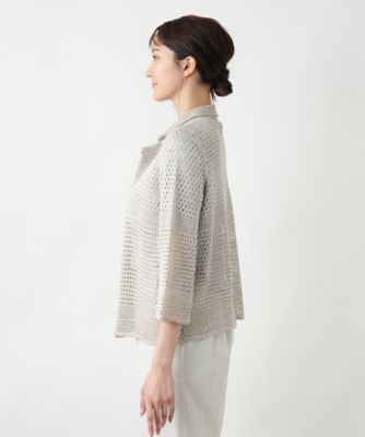【店舗人気】ラメニットカーディガン【ＣＩＮＺＩＡ　ＣＡＬＤＩ】