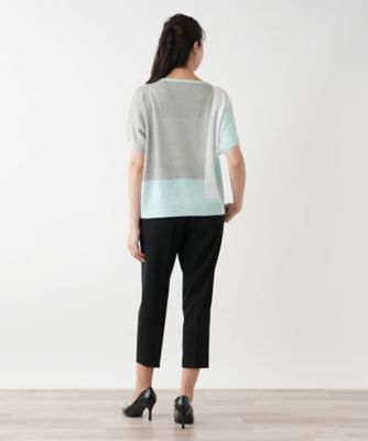【店舗人気】カラーブロックニット【ＨＡＮＤ】