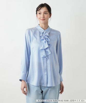 ＜Leilian plus house (Women/大きいサイズ)＞フリルデザインブラウス