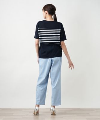 Leilian PLUS HOUSE / レリアンプラスハウス 【店舗人気】ラメボーダーニット【ROCHAS Premiere】 店舗人気】プリントカットソー【ROCHAS Premiere