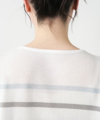 Leilian PLUS HOUSE / レリアンプラスハウス 【店舗人気】ラメボーダーニット【ROCHAS Premiere】 店舗人気】プリントカットソー【ROCHAS Premiere