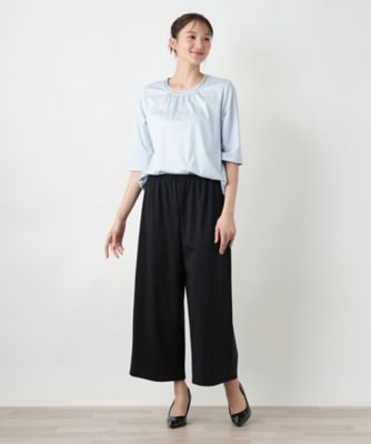 Leilian　レリアン　プラスハウス13＋ 七分袖ブラウス【Leilian WHITE LABEL